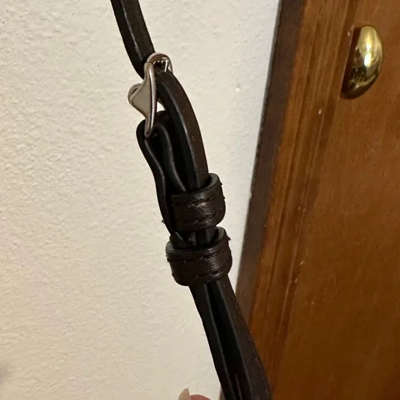 Coach Signature NS Brown Coated Canvas Swingpack Crossbody Bag - Picture 8 of 10